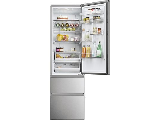 ASSET_MMS_140654989-1 Frigorífico combi - Haier 3D 60 Series 5 HTW5620CNMG, No Frost, 205 cm, 414 l, My Zone, Direct Access, Inox