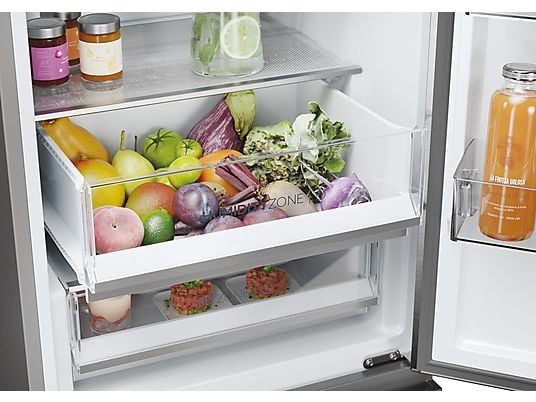 ASSET_MMS_140655043-3 Frigorífico combi - Haier 3D 60 Series 5 HTW5620CNMG, No Frost, 205 cm, 414 l, My Zone, Direct Access, Inox
