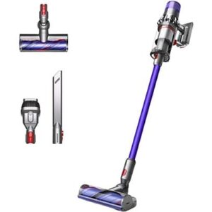 Aspirador escoba - Dyson V11™ Advanced, Potencia succión 200 AW, Autonomía 60 min, Accesorios, 3 Modos, Morado/Níquel