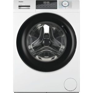 Lavadora carga frontal - Haier I-Pro Series 1 HW80-BP14929A-S, 8 kg, 1400 rpm, Motor Inverter, Función Vapor, Antibacterias, Blanco