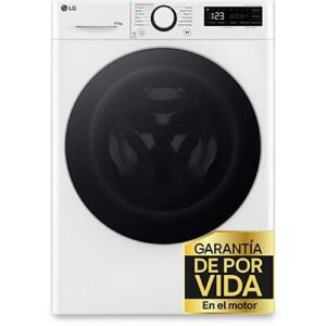 Lavadora secadora - LG F2DR5S09A1W, 9 kg+5 kg, 1200 rpm, 12 programas, Blanco