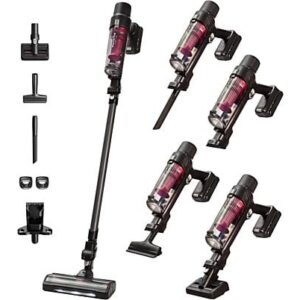 Aspirador escoba - Rowenta RH6A75WO X-Pert 7. 60 Animal Care, 140 W, 0.44 L, 45 min, Ligera, Multisuperficie, Especial mascotas, Rojo