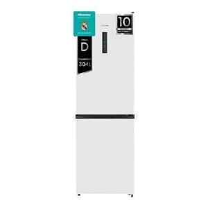 Frigorífico combi - Hisense RB390N4DWD, No Frost, 186 cm, 304 l, Multi Air Flow, Blanco