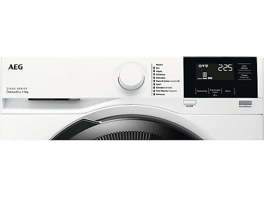 ASSET_MMS_166573707-2 Secadora bomba de calor - AEG TR719G4PB, 9 kg, 10 programas, MixDry, Display LED, Blanco