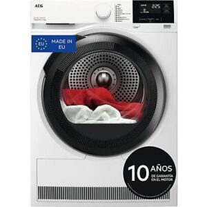 Secadora bomba de calor - AEG TR719G4PB, 9 kg, 10 programas, MixDry, Display LED, Blanco