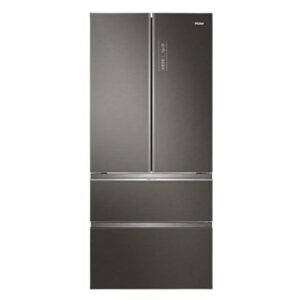 Frigorífico americano - Haier FD 83 Series 7 HB18FGSAAA, No frost, 190 cm, 539 l, Motor Inverter, Antibacterias, Inox