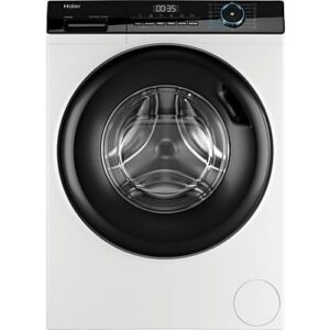 Lavadora carga frontal - Haier I-Pro Series 3 HW90-BP14939-S, 9kg, 1400rpm, Motor Inverter, Vapor, Antibacterias, Blanco